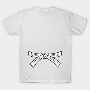 White belt Karate Kyokushin Wado Goju Shotokan Shito ryu T-Shirt